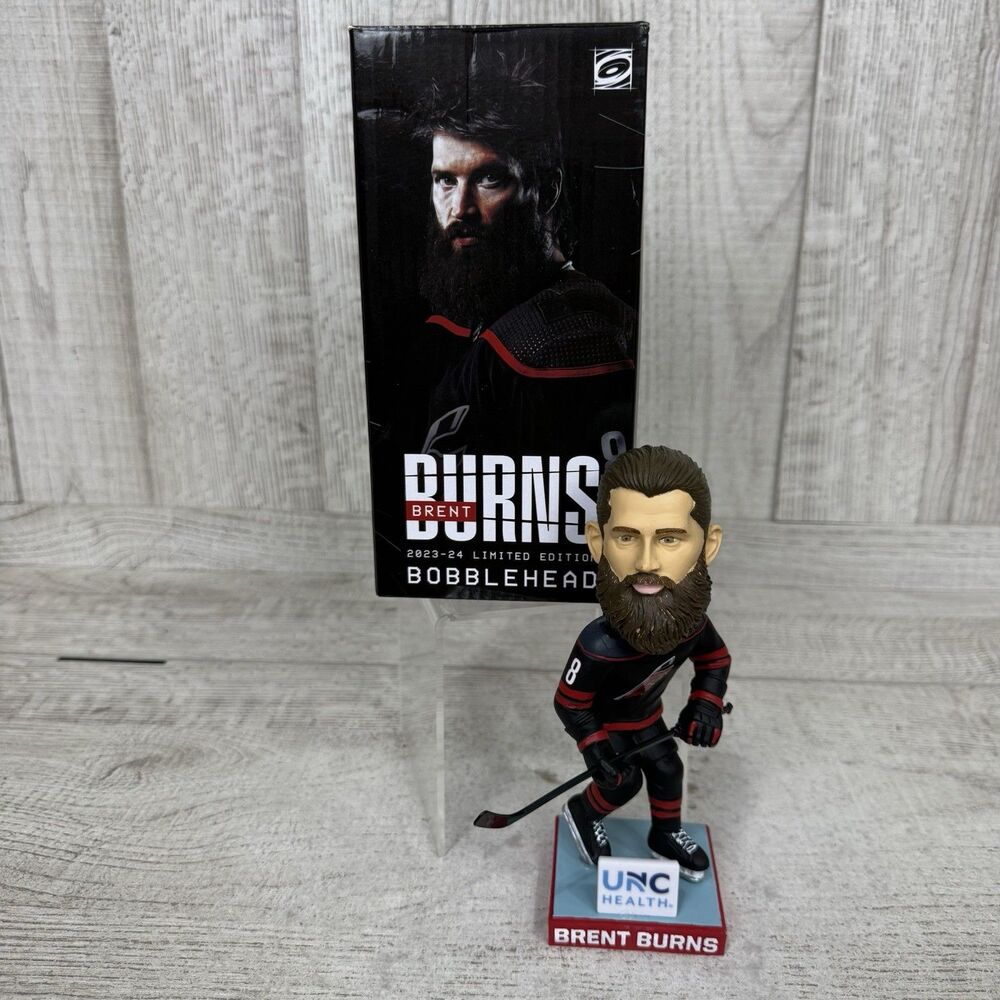 Brent Burns Carolina Hurricanes 2023-24 Bobblehead #8 Limited Edition 7” NHL New